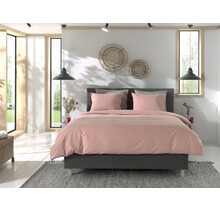 Yellow Chambray Dekbedovertrek 140x200/220 Mandarin Red