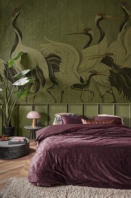 At Home by Beddinghouse Forgotten  Aubergine 240x200/220 cm