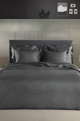 Heckett & Lane Banda Dekbedovertrek 260x200/220 Classic Anthracite