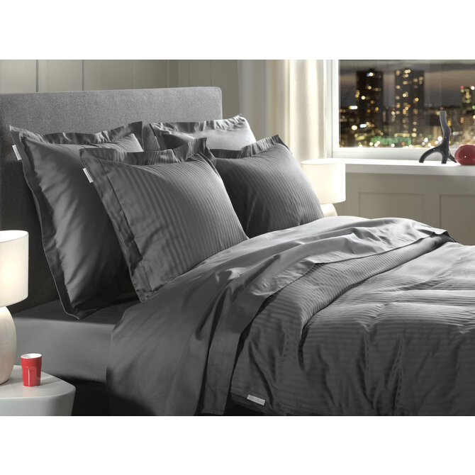 Heckett & Lane Banda Dekbedovertrek 260x200/220 Classic Anthracite