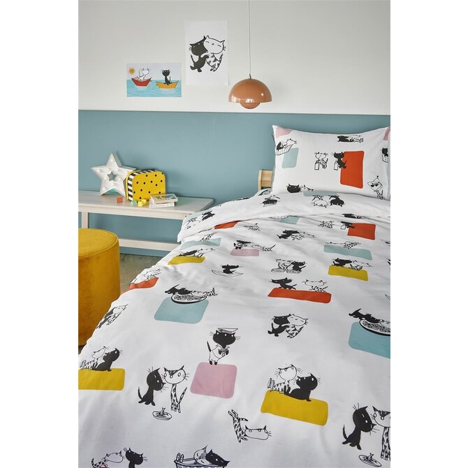 Beddinghouse x Fiep Amsterdam Vrienden  Multi 140x200/220 cm