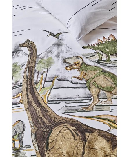 Beddinghouse x Hanneke de Jager Dinosaurs  Natural 100 x 135 cm