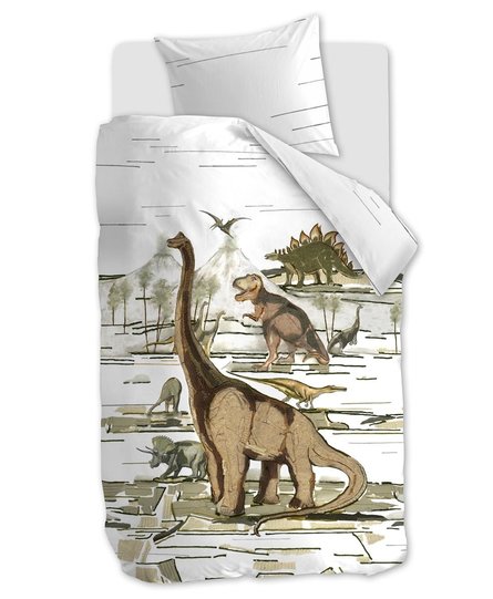 Beddinghouse x Hanneke de Jager Dinosaurs  Natural 100 x 135 cm