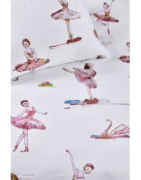 Beddinghouse x Hanneke de Jager Swanlake  Pink 140 x 200/220 cm