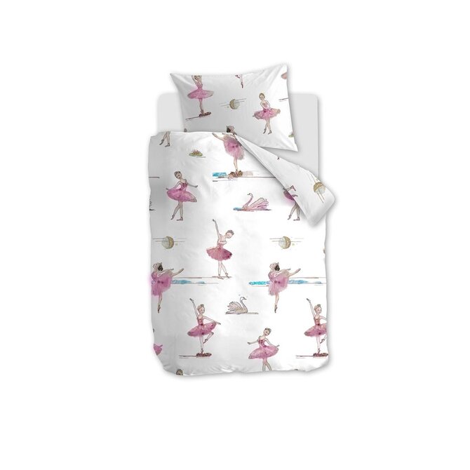 Beddinghouse x Hanneke de Jager Swanlake  Pink 100 x 135 cm Beddinghouse x Hanneke de Jager Swanlake  Pink 100 x 135 cm
