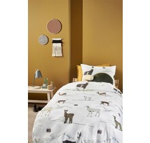 Beddinghouse x Hanneke de Jager Lama Mountain  Natural 140 x 200/220 cm