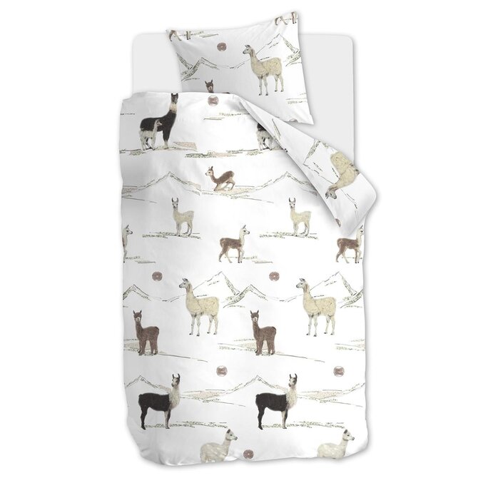 Beddinghouse x Hanneke de Jager Lama Mountain  Natural 140 x 200/220 cm Beddinghouse x Hanneke de Jager Lama Mountain  Natural 140 x 200/220 cm