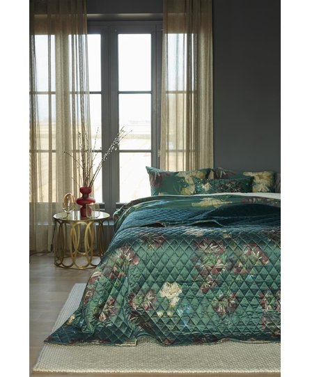 Beddinghouse x Van Gogh Peonies  Green 180x260 cm sprei