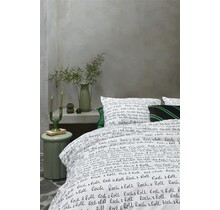 vtwonen Dekbedovertrek Rock&Roll Black   240x200/220 cm