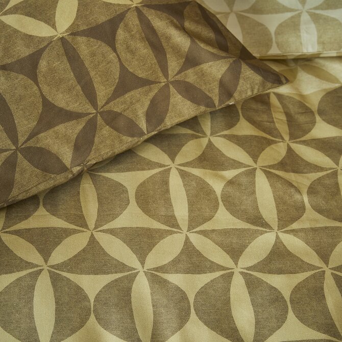 Damai Dekbedovertrek  Jada 240x200/220 green Damai Dekbedovertrek  Jada 240x200/220 green