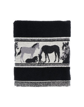 Bunzlau Castle keukendoek Horse black 53x60