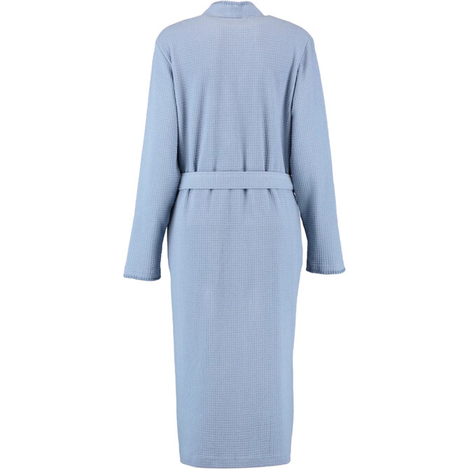 Cawö 812 Dames kimono badjas - sky-11 48/50