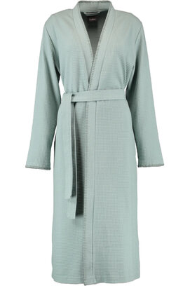 Cawö 812 Dames kimono badjas - salbei-44 36/38