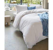 Beddinghouse Organic Basic Dekbedovertrek - Wit 140x200/220