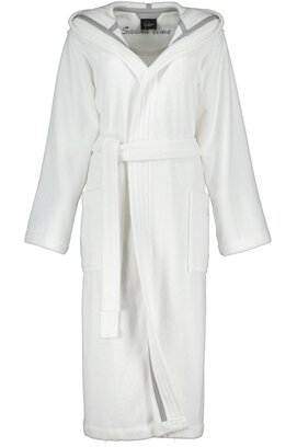 Cawö Dames Badjas 832 weiß XL