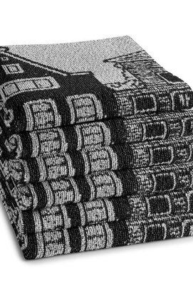 DDDDD Keukendoek Canal 50x55 Black