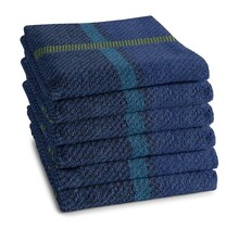 DDDDD keukendoek madras 50x55 blue