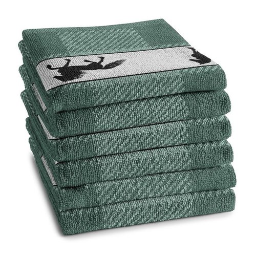 DDDDD DDDDD keukendoek shanti 50x55 green afbeelding