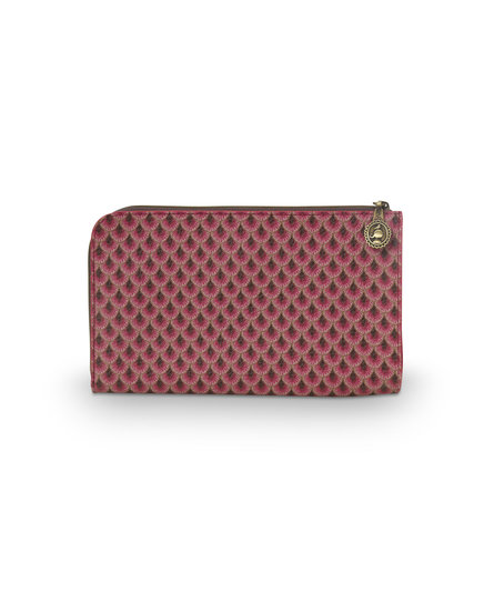 Pip Cosmetic Zipper Pouch Suki Pink 21x12.5cm