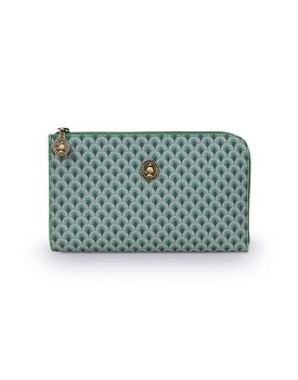 Pip Cosmetic Zipper Pouch Suki Green 21x12.5cm