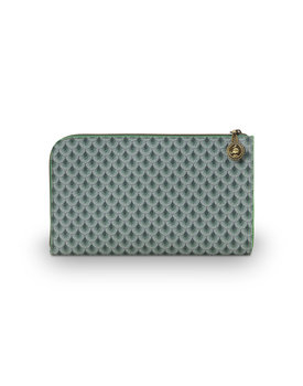 Pip Cosmetic Zipper Pouch Suki Green 21x12.5cm