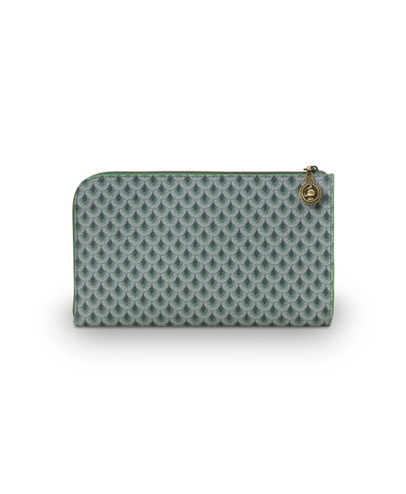 Pip Cosmetic Zipper Pouch Suki Green 21x12.5cm