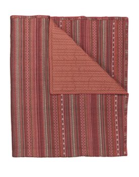 Pip Studio Ribbon Quilt 180x260 cm Rood