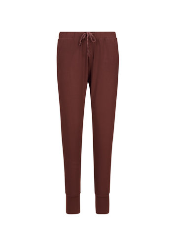 Pip Studio Pip Studio Bobien Long Trousers Solid Brown/Red XL