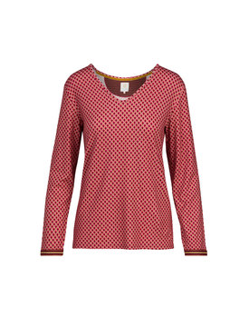 Pip Studio Trice Long Sleeve Suki Dark Pink L