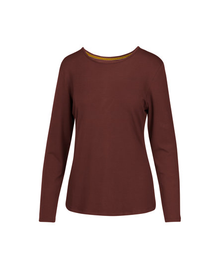 Pip Studio Tom Long Sleeve Solid Brown/Red L