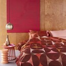 Dutch Design Beddinghouse Dutch Design Redwood  Dekbedovertrek  Red 260x200/220 cm