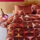 Dutch Design Beddinghouse Dutch Design Redwood  Dekbedovertrek  Red 260x200/220 cm