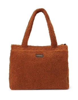 Essenza Peyton Teddy Shoulder Bag L: 42 - W: 12,5 - H: 35 Leather brown