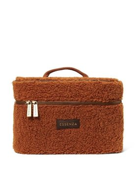 Essenza Tracy Teddy Beauty Case L: 25 - W: 17 - H: 17 Leather brown