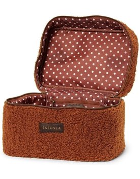 Essenza Tracy Teddy Beauty Case L: 25 - W: 17 - H: 17 Leather brown