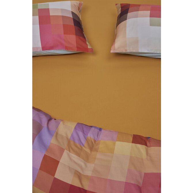 Beddinghouse Dutch Design Organic Lycra HL  Hoeslaken  Ochre 200x200/220 cm Hoekhoogte: 40 cm