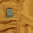 Dutch Design Beddinghouse Dutch Design Organic Lycra HL  Hoeslaken  Ochre 200x200/220 cm Hoekhoogte: 40 cm