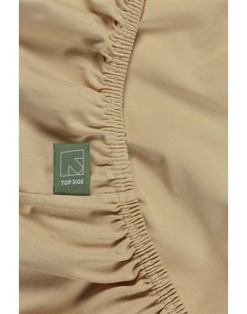 Beddinghouse Dutch Design Organic Lycra HL  Hoeslaken  Sand 200x200/220 cm Hoekhoogte: 40 cm