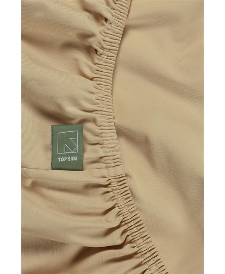 Beddinghouse Dutch Design Organic Lycra HL  Hoeslaken  Sand 200x200/220 cm Hoekhoogte: 40 cm