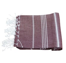 Hamamdoek 100%katoen 100x180cm Bordeaux