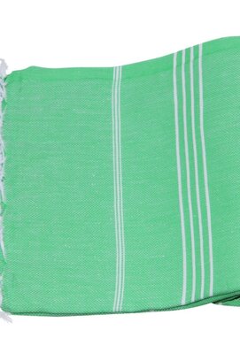 Hamamdoek 100%katoen 100x180cm Felgroen