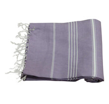 Hamamdoek 100%katoen 100x180cm Lila