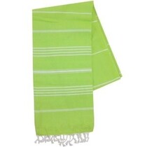 Hamamdoek 100%katoen 100x180cm Limegroen