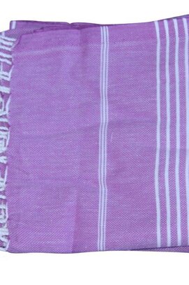 Hamamdoek 100%katoen 100x180cm Paars