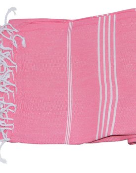 Hamamdoek 100%katoen 100x180cm Roze