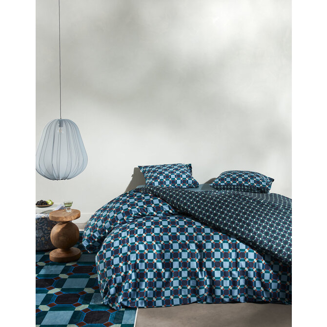 Essenza Teade Duvet dekbedovertrek 2p set 240x220 Nightblue