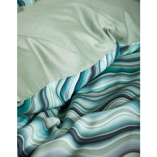 Essenza Sol Duvet dekbedovertrek 2p set 200x220 Comforting green