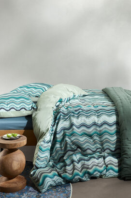 Essenza Sol Duvet dekbedovertrek 2p set 260x220 Comforting green