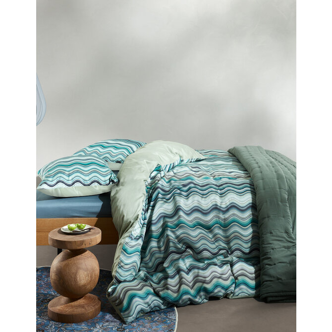 Essenza Sol Duvet dekbedovertrek 2p set 260x220 Comforting green
