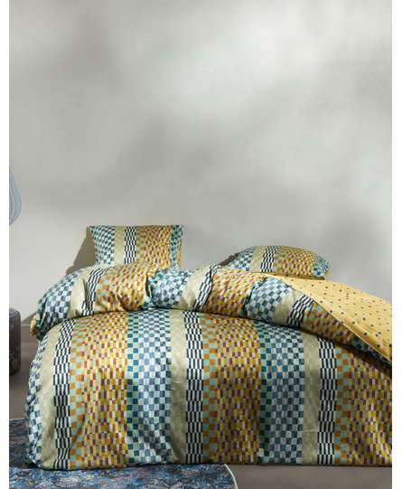 Essenza Stach Duvet dekbedovertrek 1p set 140x220 Autumn yellow